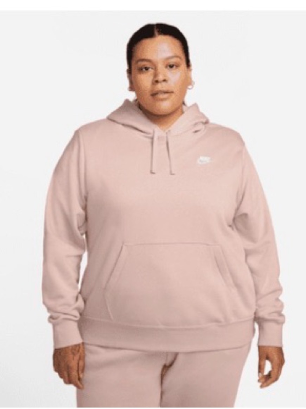 Nike Women's Blush Pink Pullover Hoodie